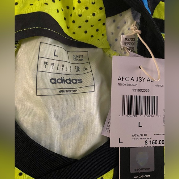 adidas Arsenal 2023/24 Away Jersey - Picture 15 of 15